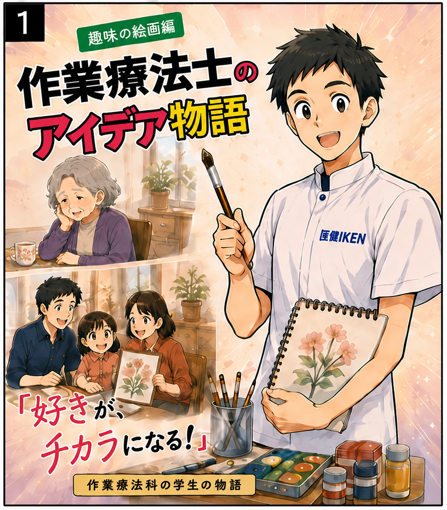 作業療法士のアイデア物語 ～趣味の絵画編～