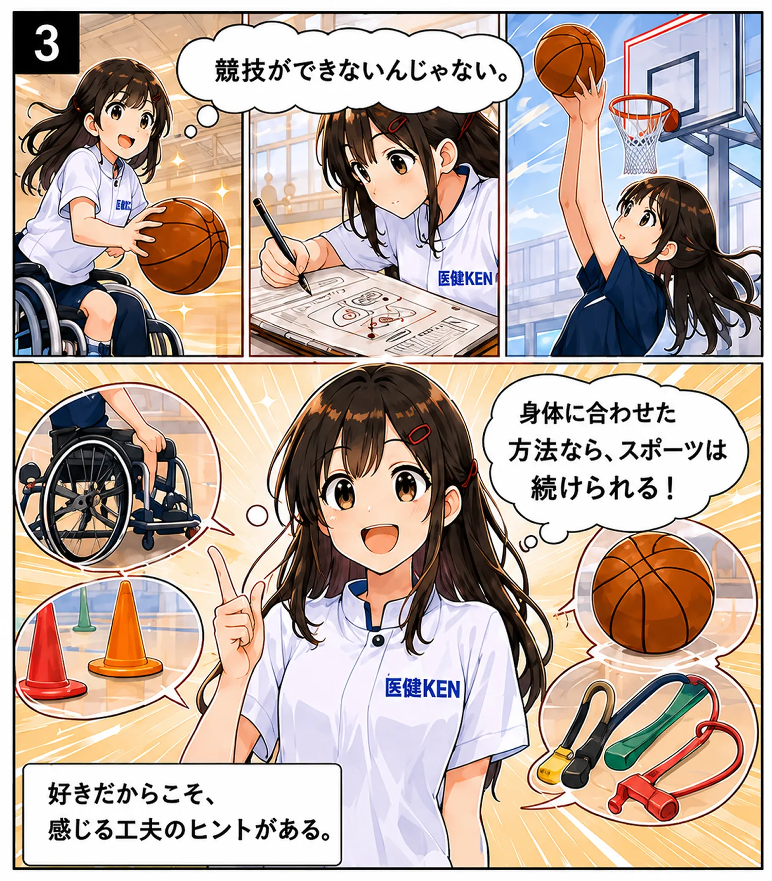 作業療法士のアイデア物語 ～趣味のスポーツ編～